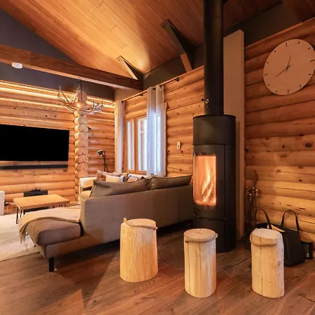 Bear Log Cabin, Centre By Levillenet